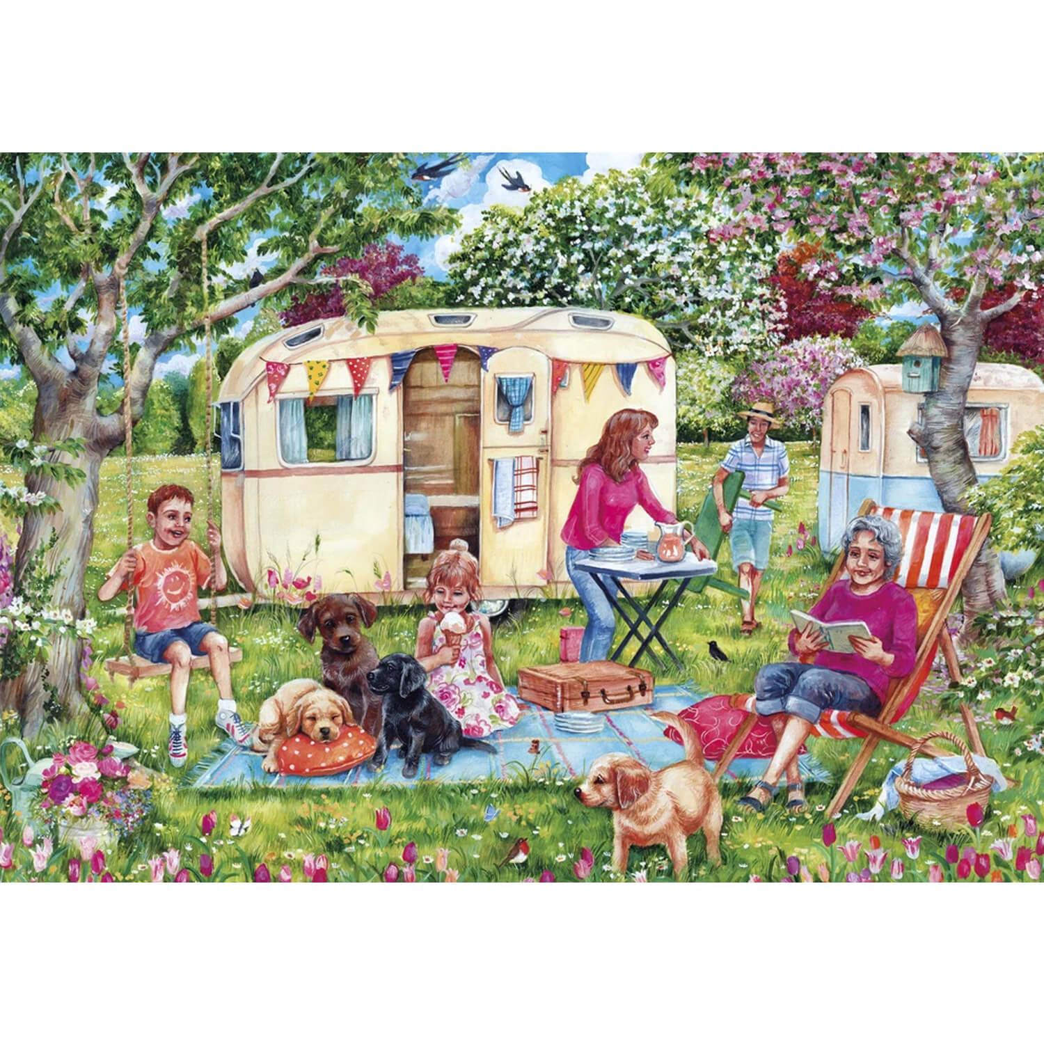 Puzzle 250 XL pièces : Évasion en caravane