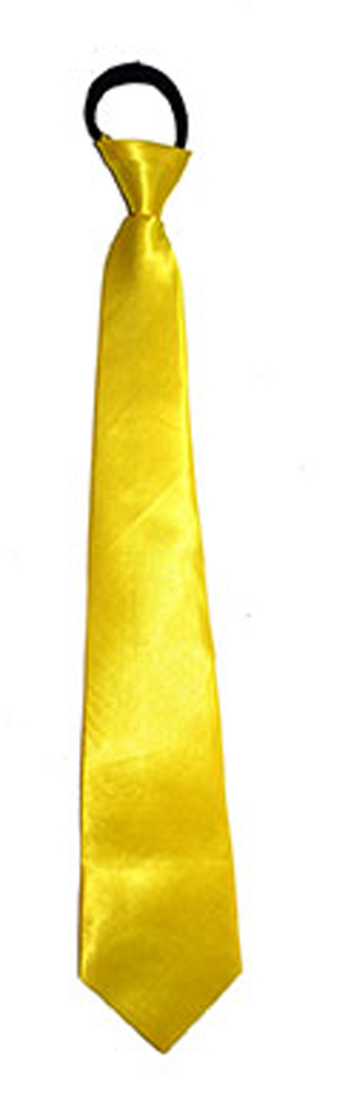Cravate Satinée Jaune