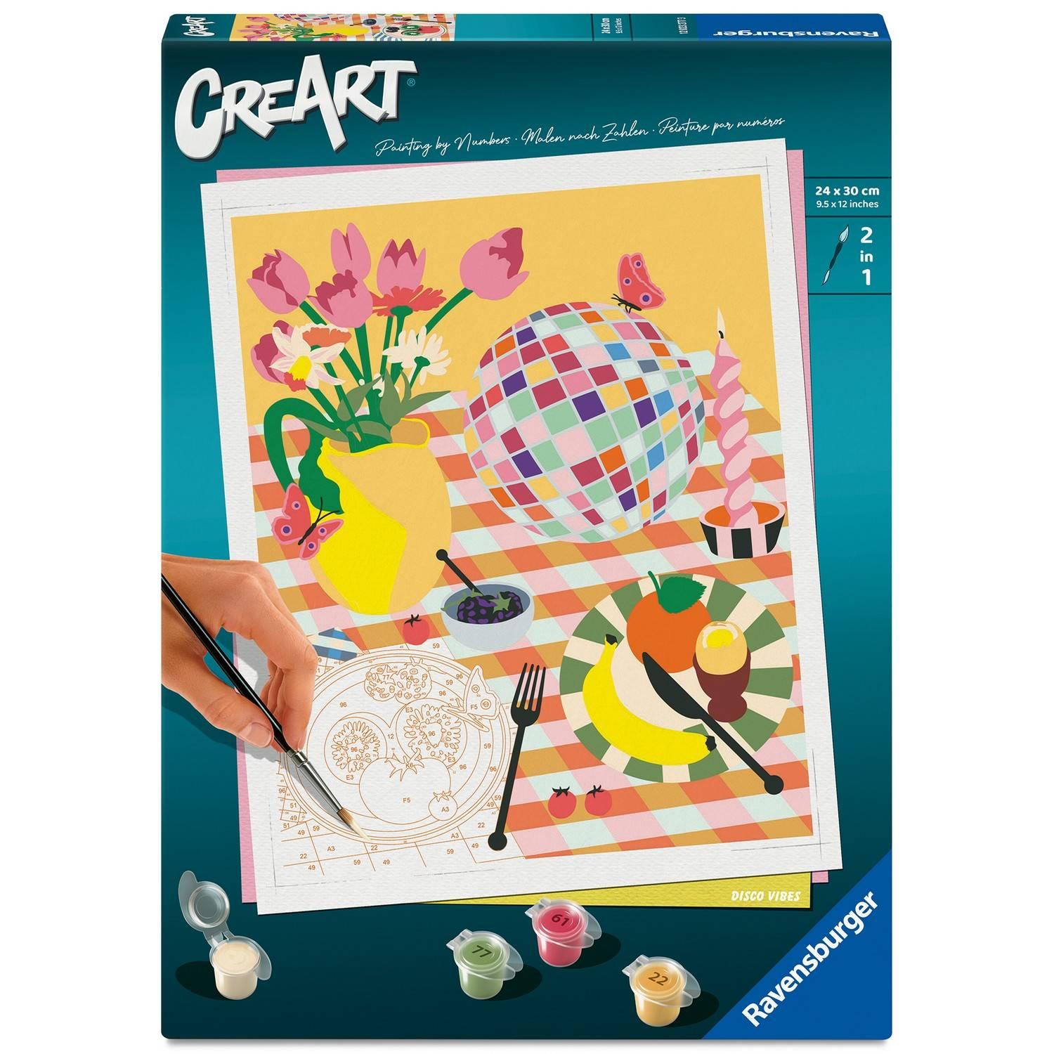 Creart peinture au numéros : Disco vibes / Poppy Magda Ravensburger Jeux France