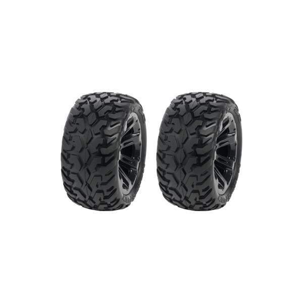 Tyre set pre-mounted Bullit 2.2 Rear ,Black Rims fits BANDIT/VXL Medial Pro