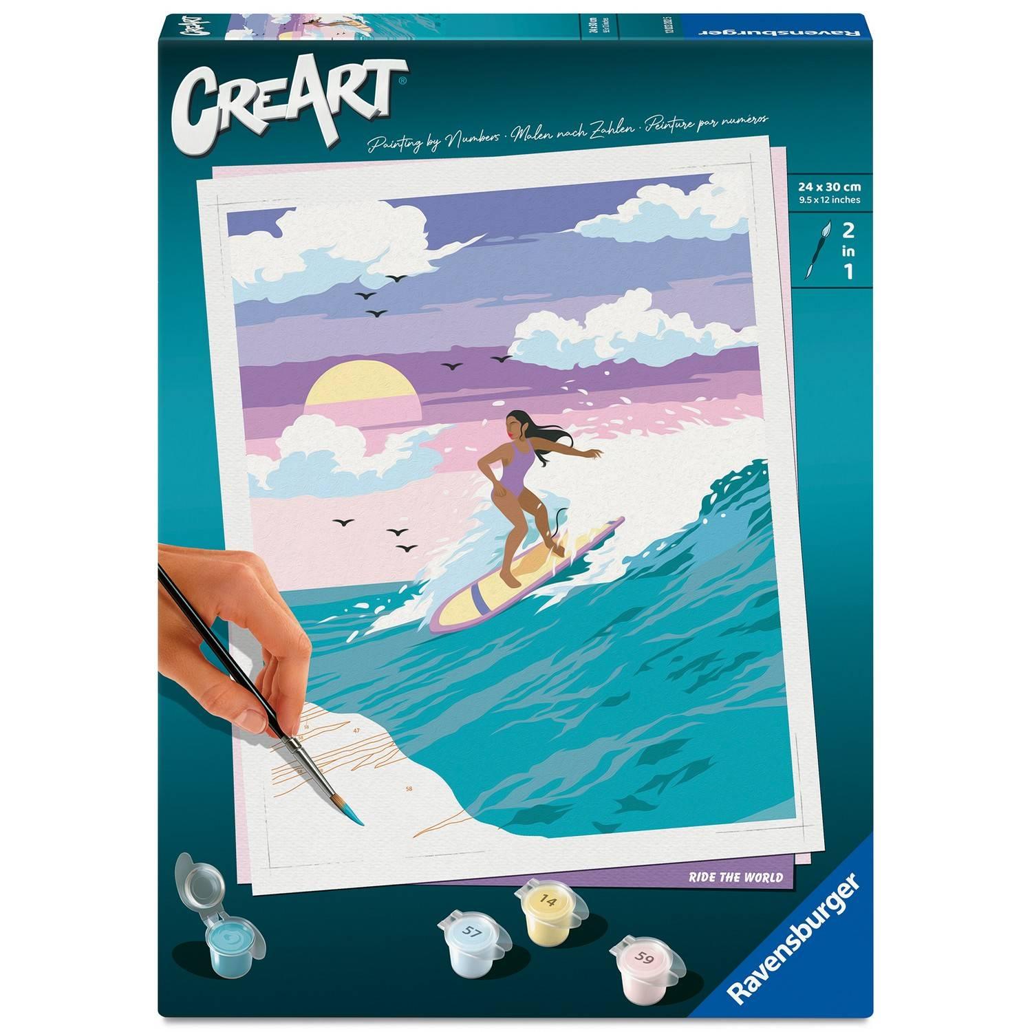 Creart peinture au numéros : Ride the world / Jolane Ravensburger Jeux France - vue 7