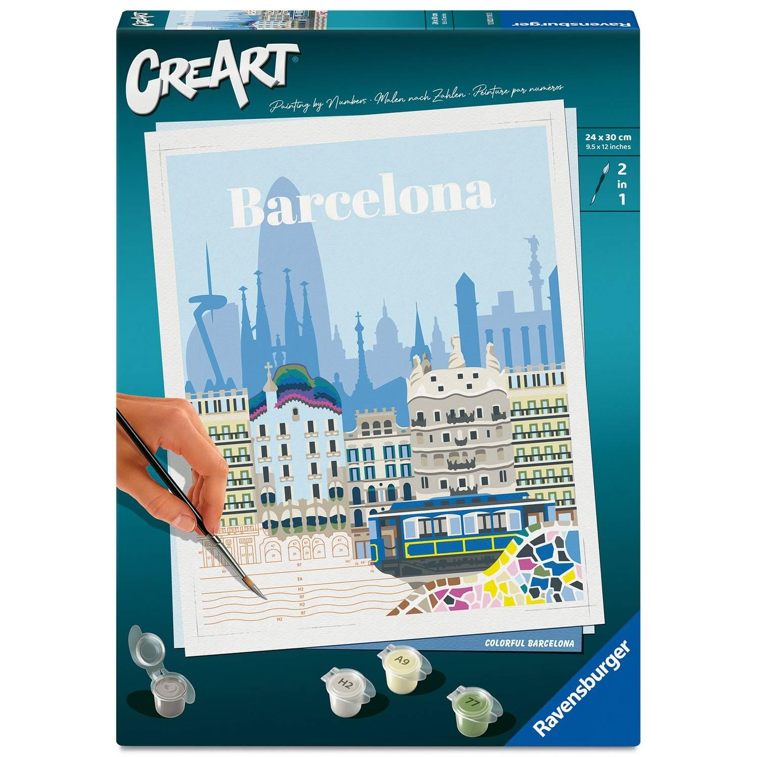 Creart peinture au numéros : Barcelone Ravensburger Jeux France