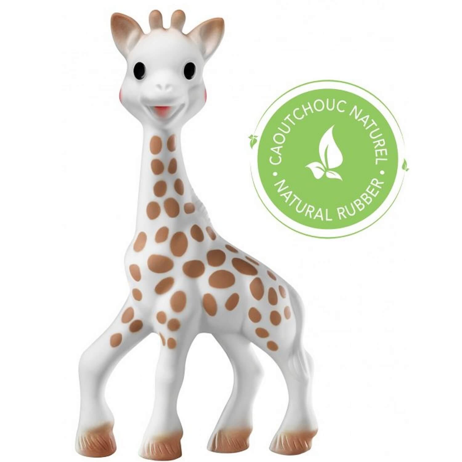 Sophie la girafe et sa pochette de rangement - Jeux et jouets Vulli -  Avenue des Jeux