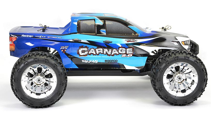 FTX Carnage 2.0 Brushed 1/10 4WD RTR Bleu