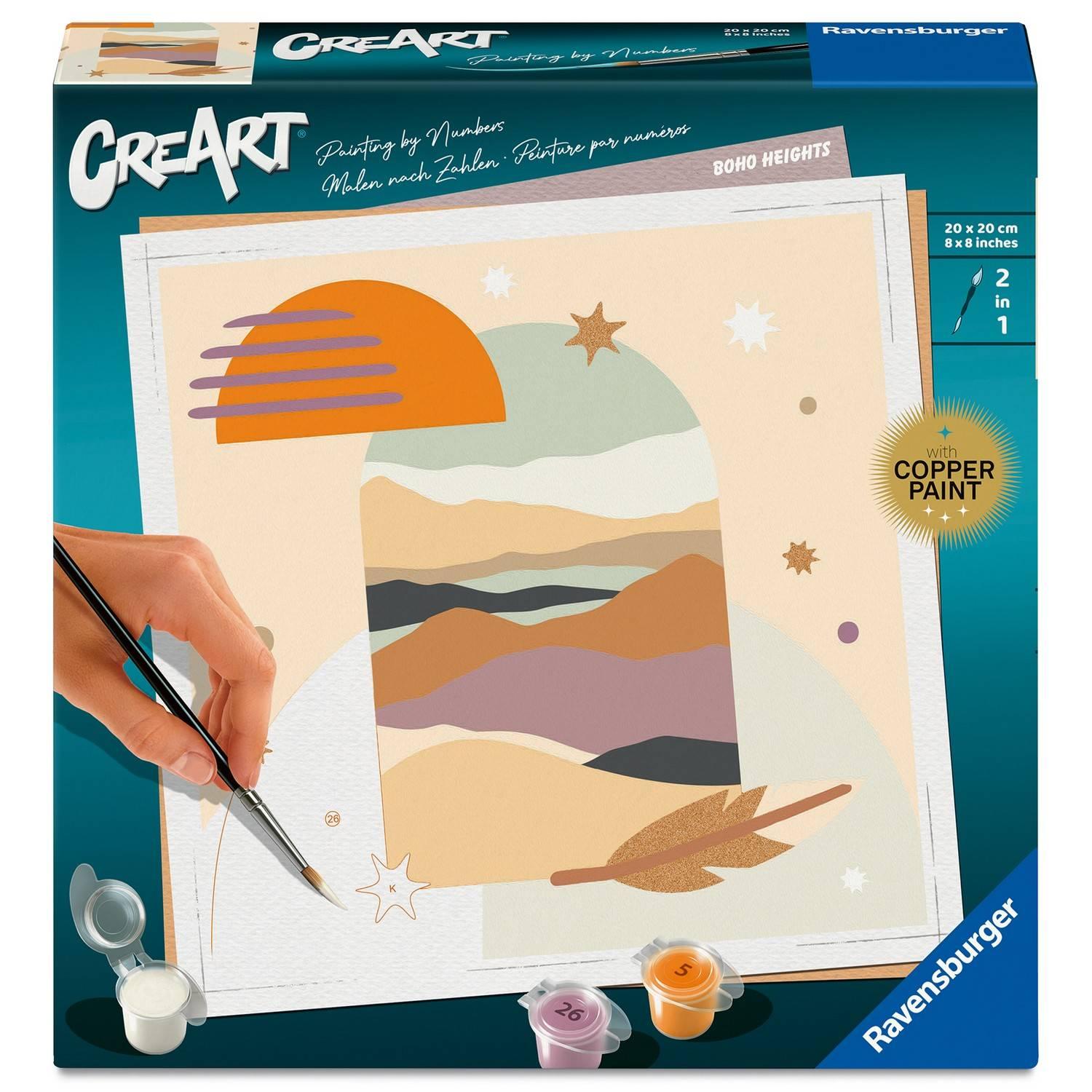 Creart peinture au numéros : Boho - Ravensburger - Jeux France