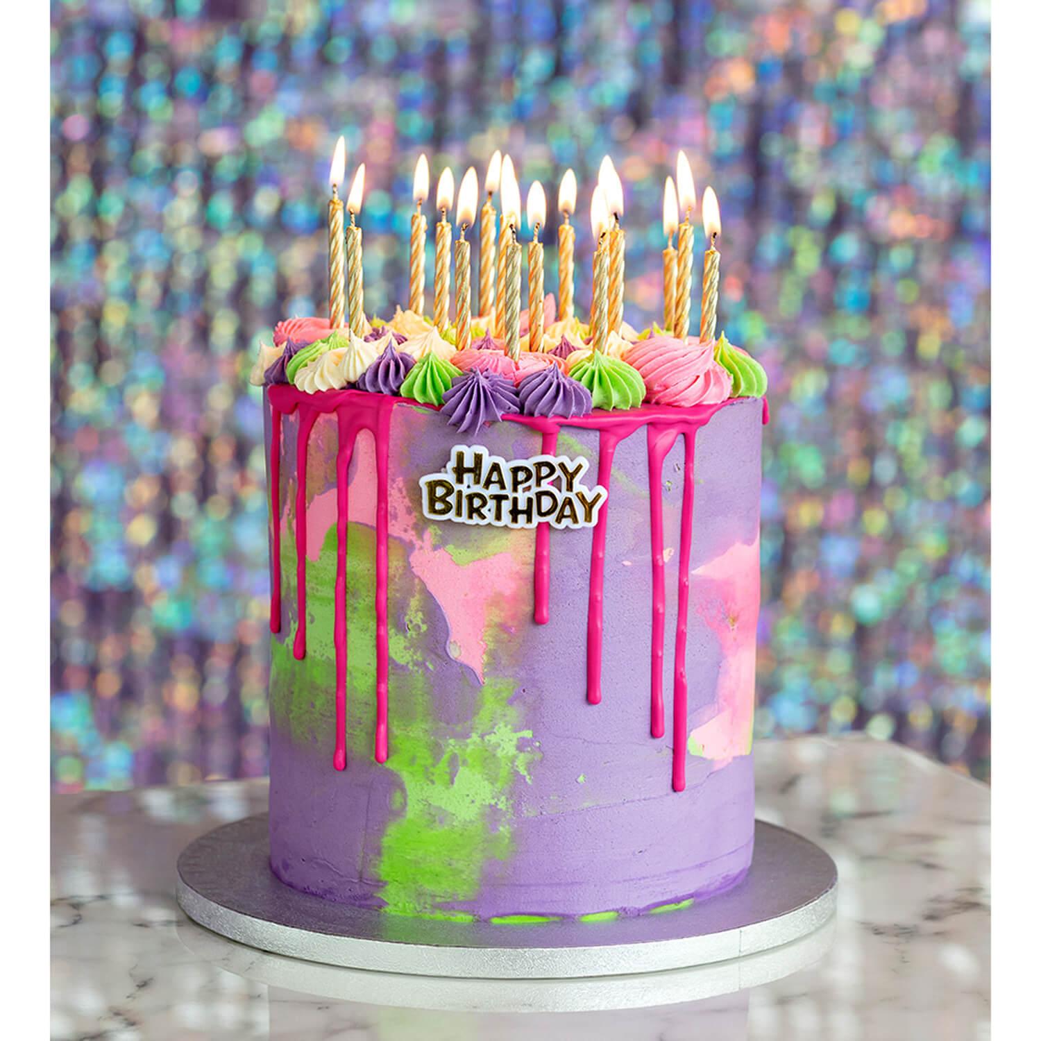 Gâteau anniversaire Princesse Disney : bougie + chiffres + figurine