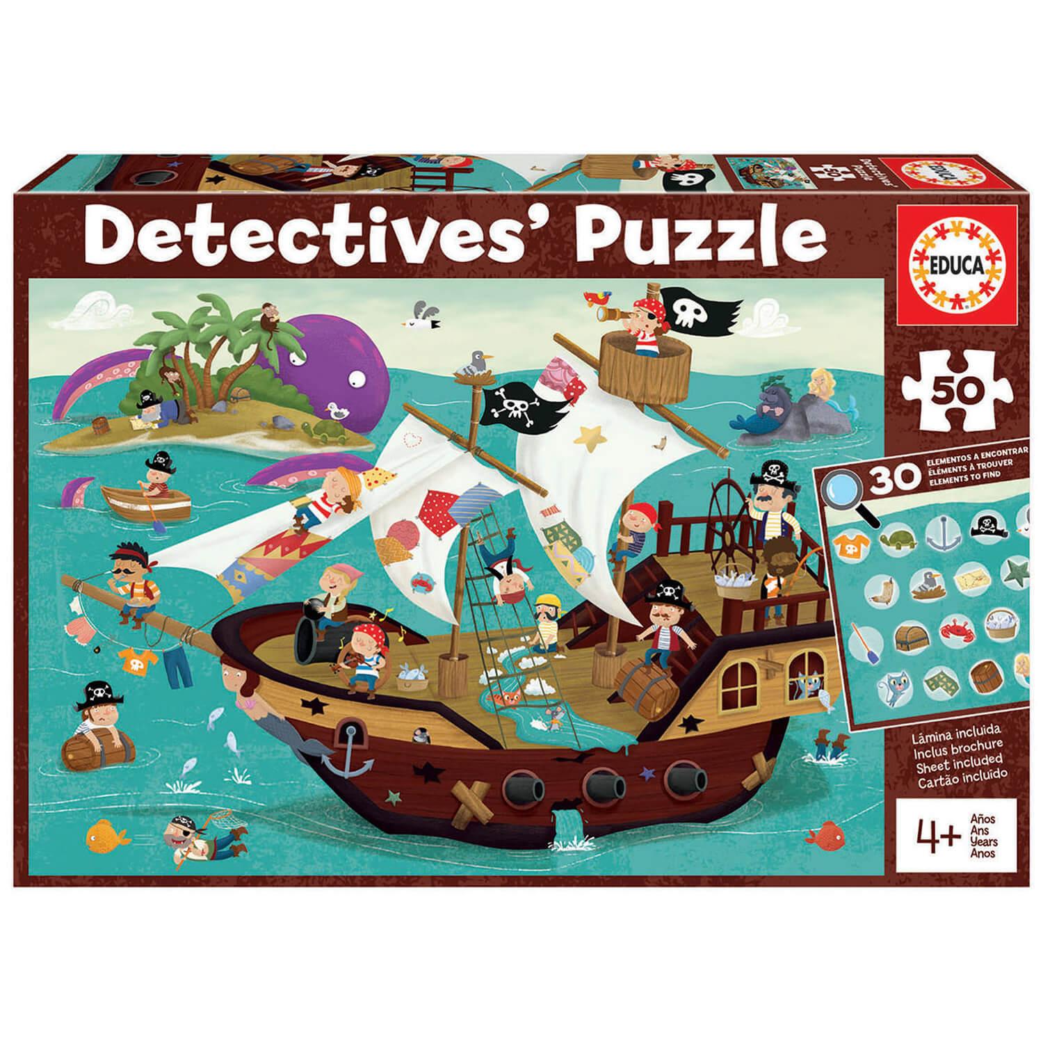 Puzzle 1500 pièces : Le bateau pirate - Clementoni - Rue des Puzzles