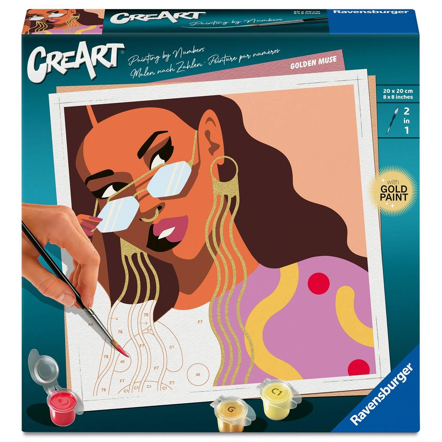 Creart peinture au numéros : Golden muse Ravensburger Jeux France - vue 2