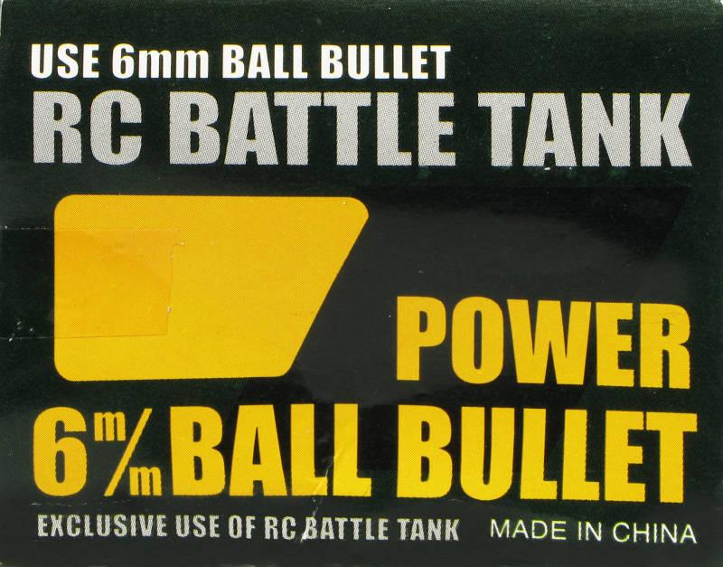 Billes 6mm char RC BB Pellets (300)