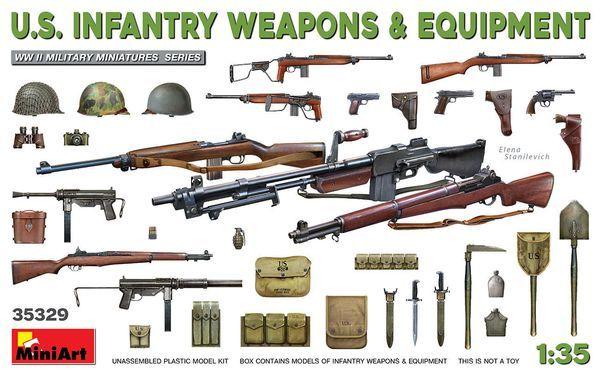 U.S. Infantry Weapons & Equipment - 1:35e - MiniArt