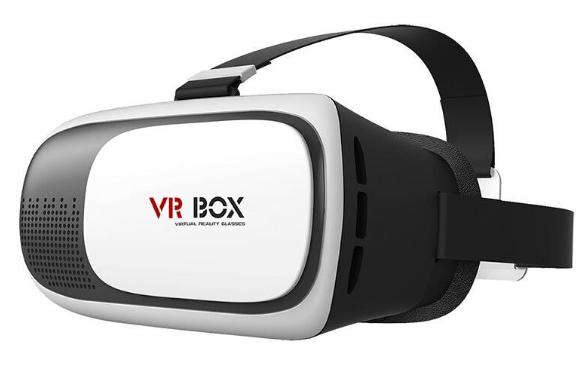 Lunette Virtuelle Compatible Android Ios 3.5-6 3D VR Blanc
