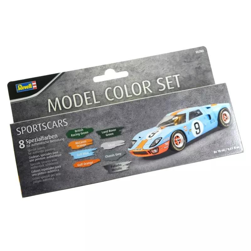 Set de couleurs : maquettes voitures de sport