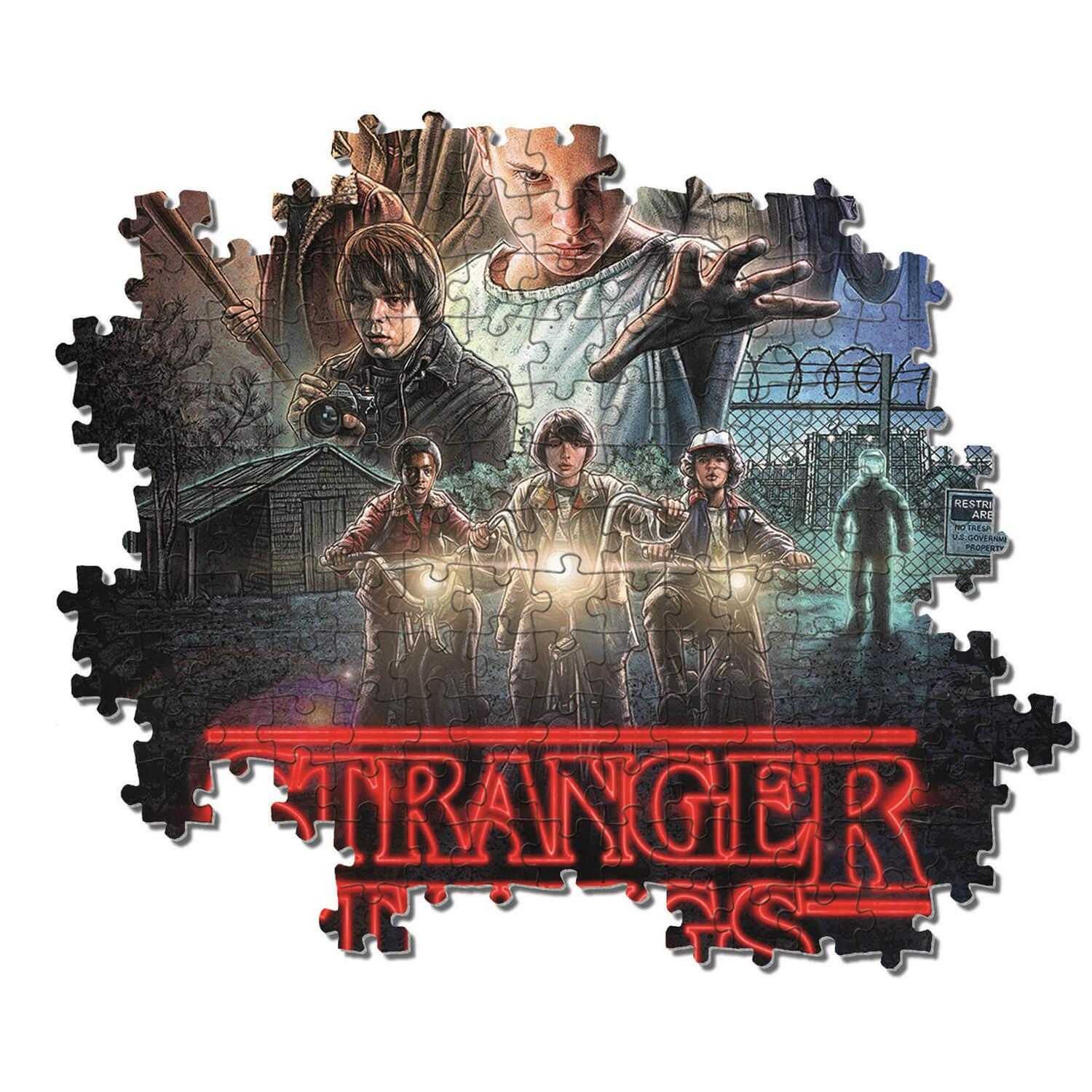 Puzzle Adulte 1000 Pièces Clementoni Stranger Things - Boîte Compacte, 70x50 Cm, Made In Italy, 39981