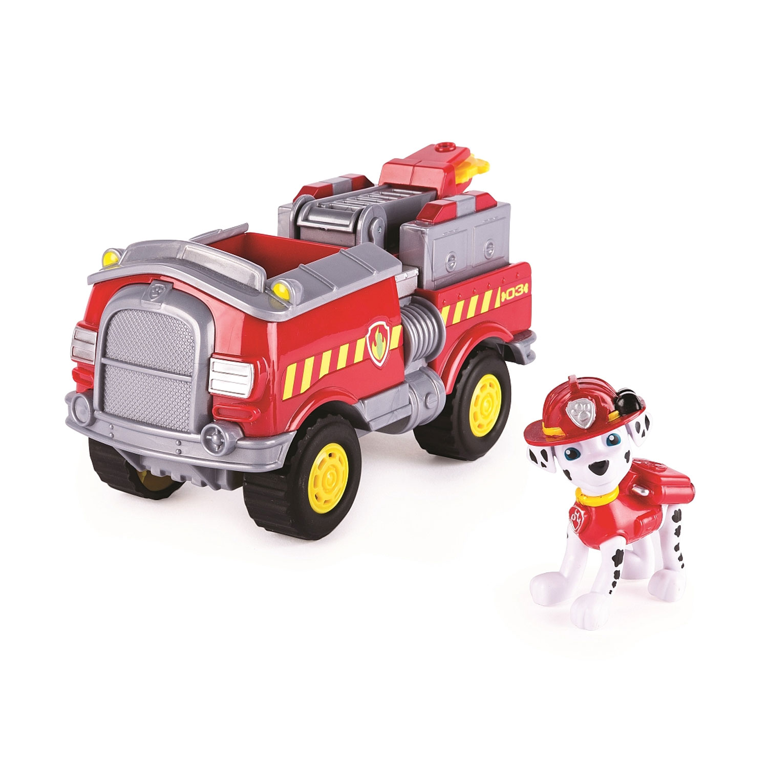 Véhicule Pat'Patrouille (PAW Patrol) : Camion de pompier de Marcus - Jeux  et jouets Spin Master - Avenue des Jeux
