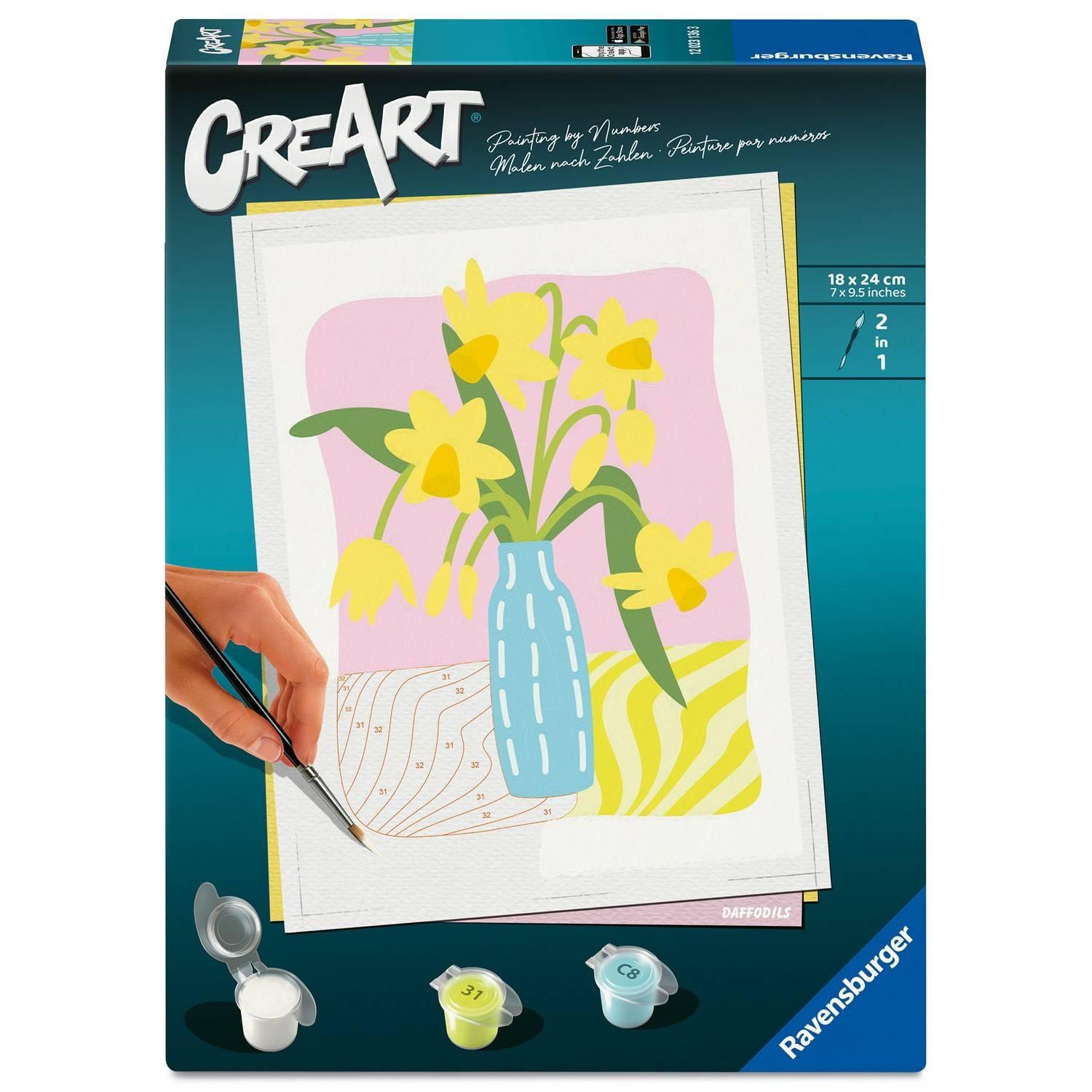 Creart peinture au numéros : Jonquilles Ravensburger Jeux France