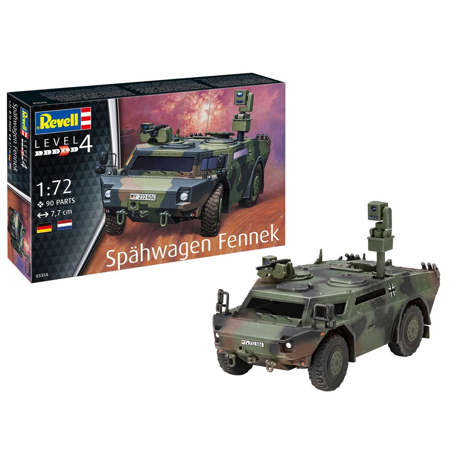 Maquette : véhicule militaire de reconnaissance Fennek