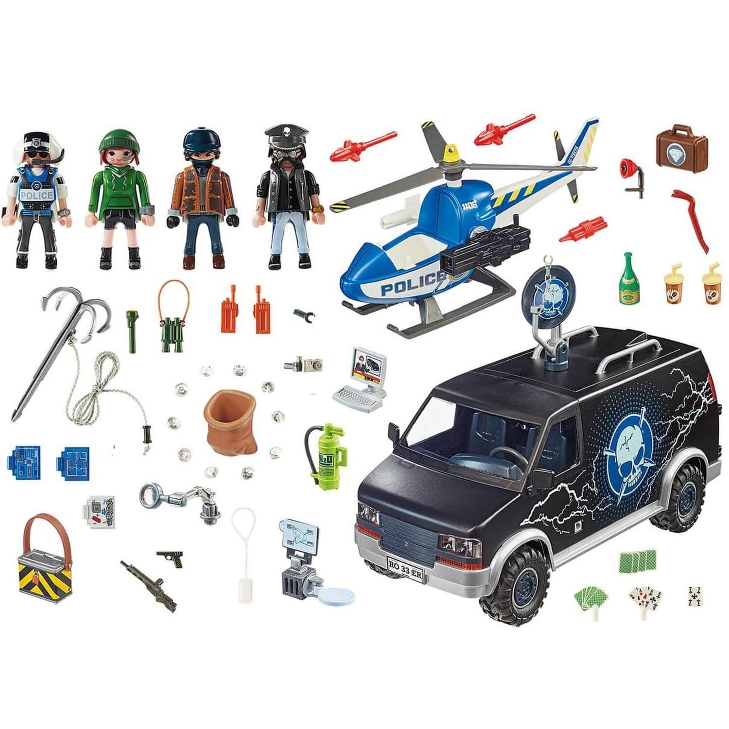 PLAYMOBIL - Hélicoptère de police - JEUX, JOUETS -  - Livres  + cadeaux + jeux