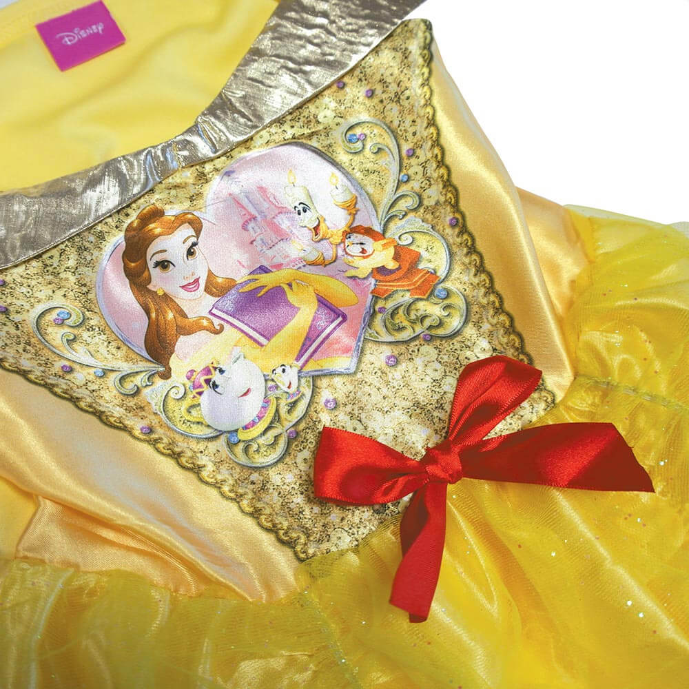 Acheter Filles La Belle et la Bête Costume de Noël Halloween Carnaval Déguisement  Belle Princesse Fête d'anniversaire Robe de Bal Jaune 3 4 5 6 7 8 9 10 Ans