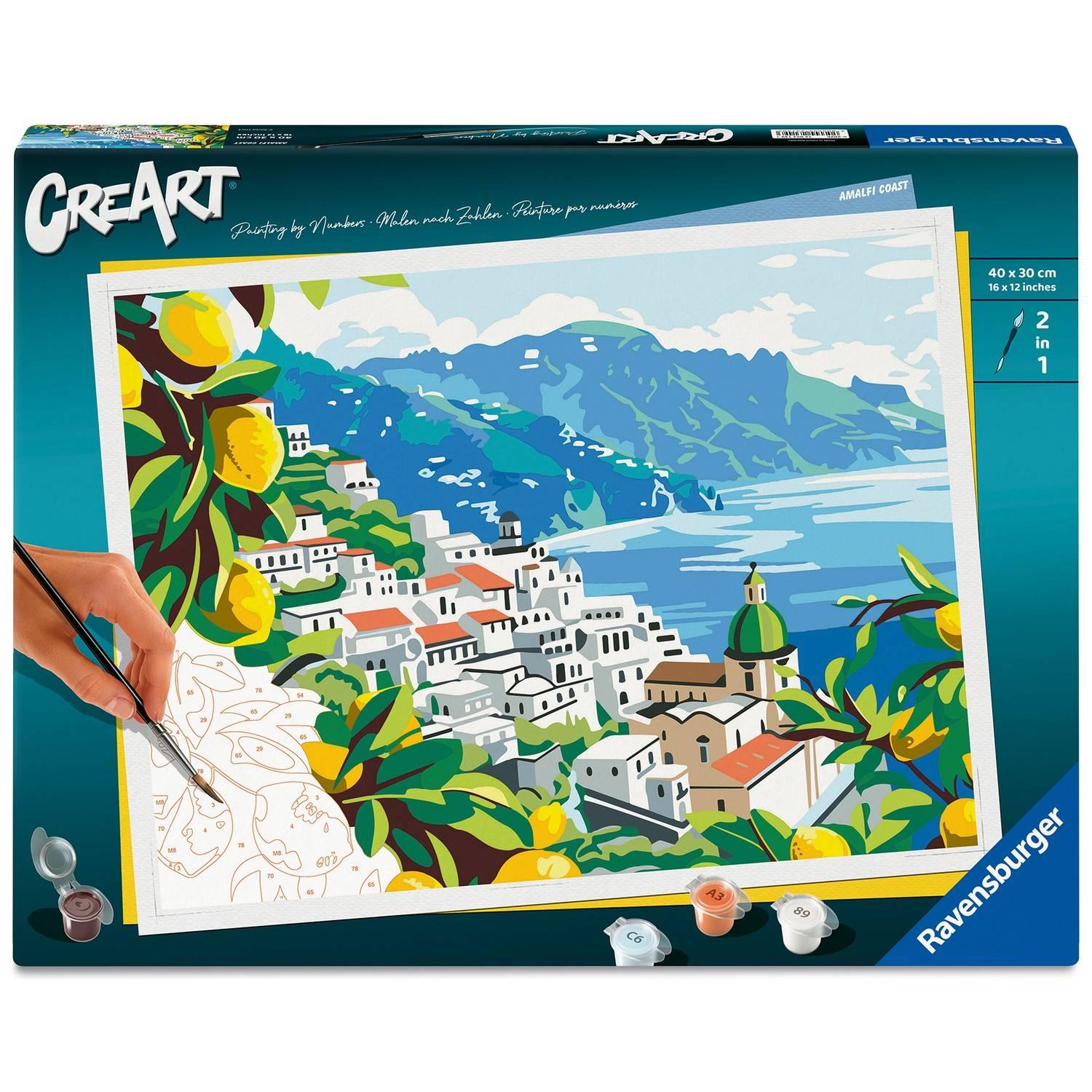 Creart peinture au numéros : Amalfi Coast - Ravensburger - Jeux France