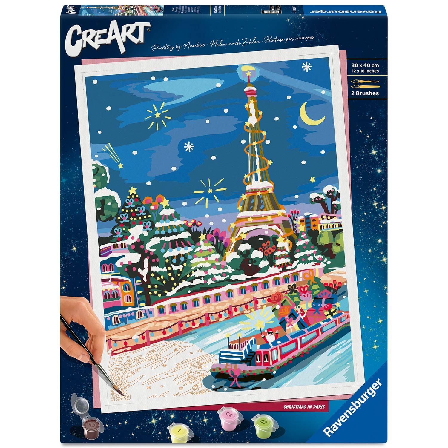 Creart peinture au numéros : Christmas in Paris Ravensburger Jeux France - vue 2