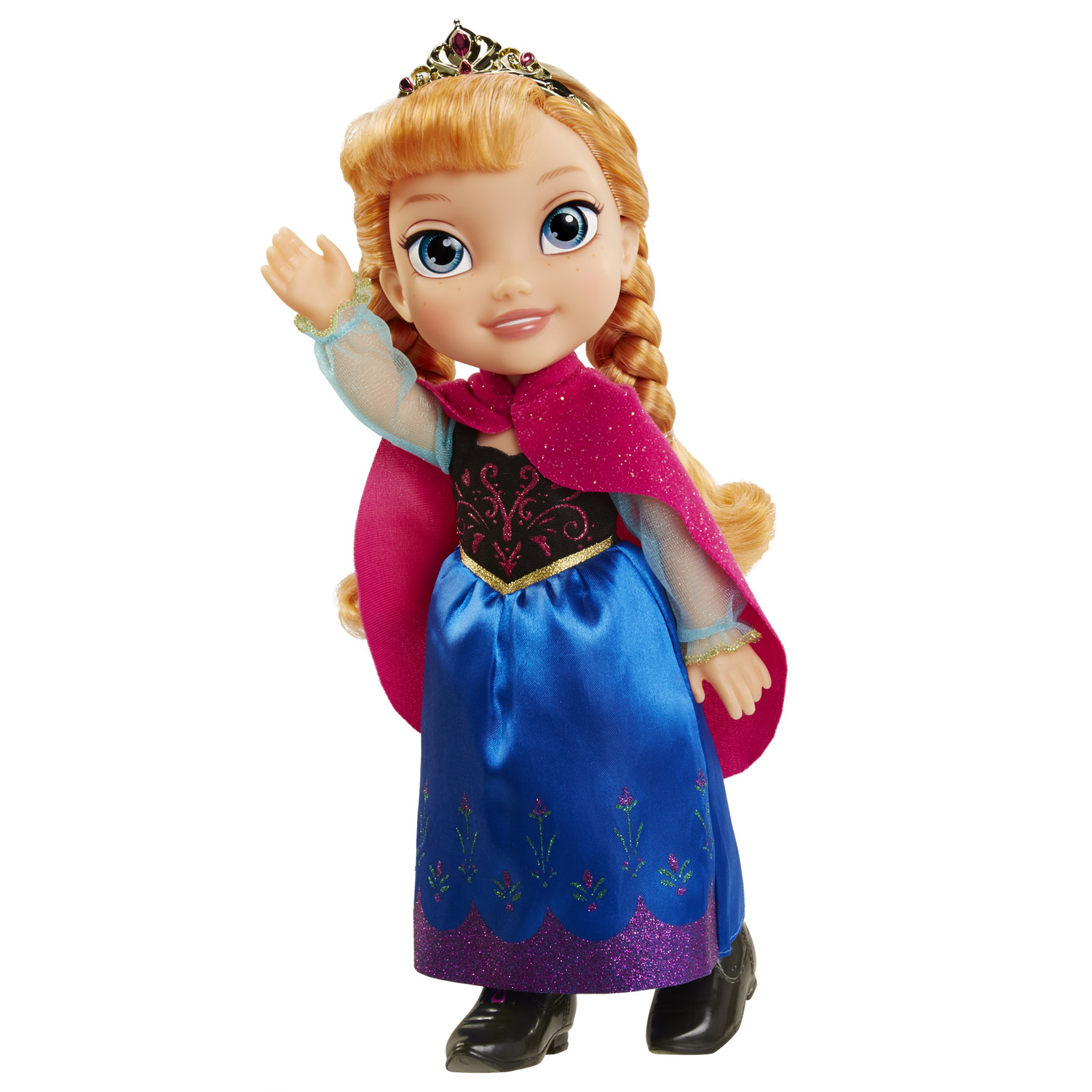 Poupée Elsa La reine des neiges Disney Frozen Jakks Pacific Toddler  princesse robe Deluxe 38 cm