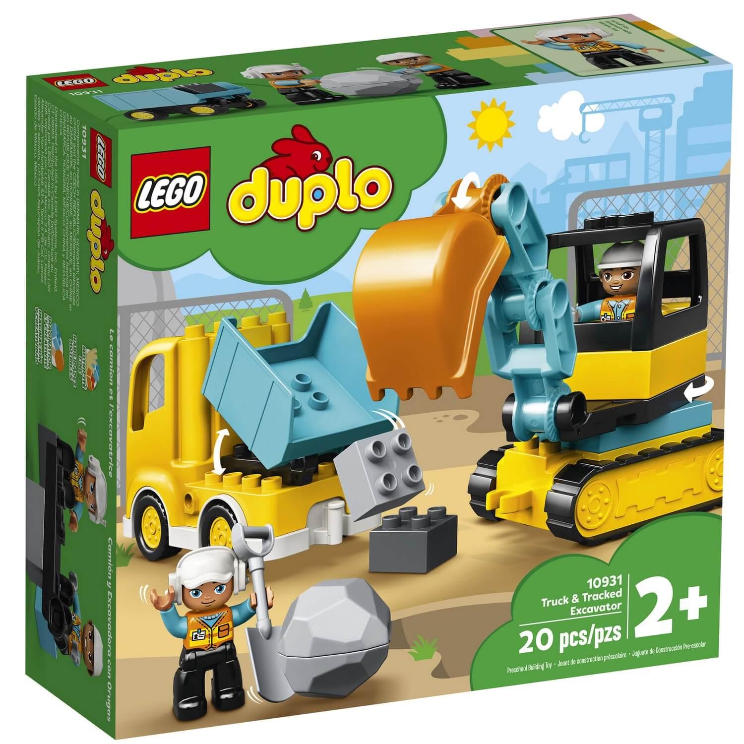 Lego Duplo : Le camion et la pelleteuse