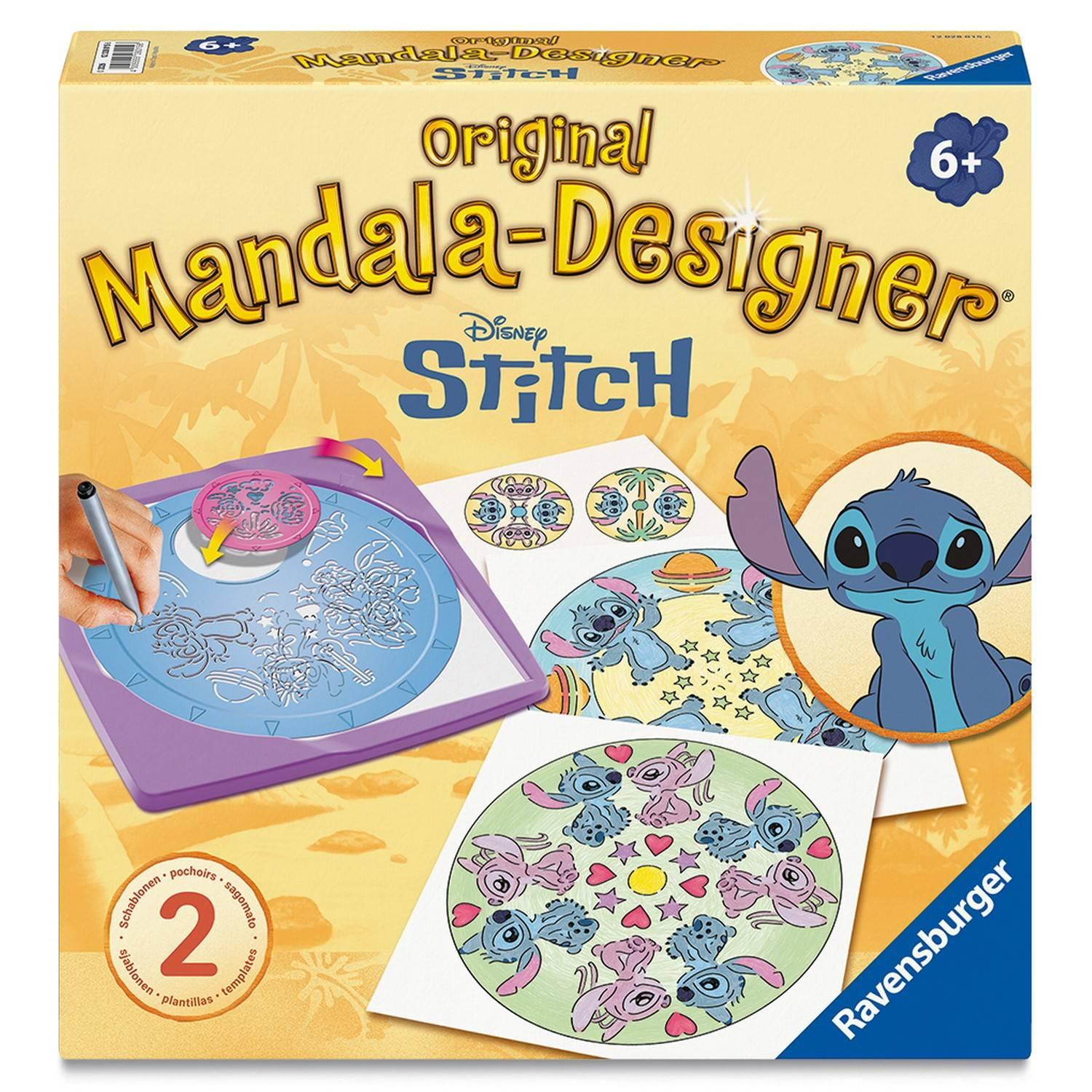 Ravensburger – Mandala Designer – Stitch – Dessin – Loisir créatif – Pochoirs – Disney – Dès – 12028015 - vue 3