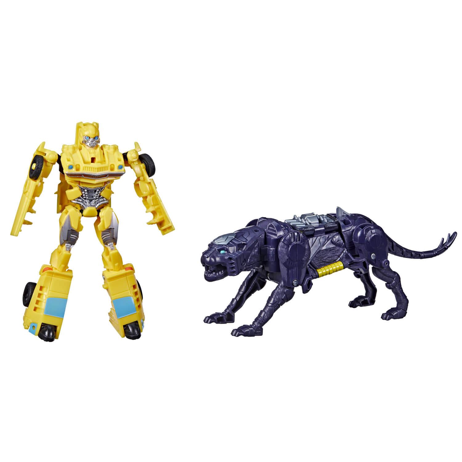 Pack 2 Figurines Transformers: Rise of the Beasts, Beast Alliance : Beast Combiners Bumblebee et Sna