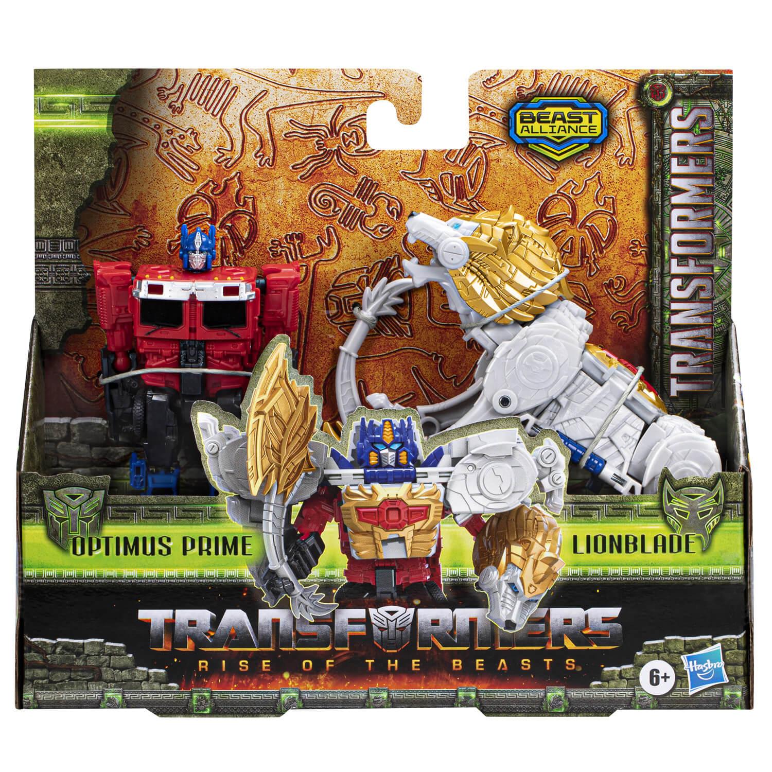 Pack 2 Figurines Transformers: Rise of the Beasts, Beast Alliance : Beast Combiners Bumblebee et Sna - Jeux et jouets Hasbro - Avenue des Jeux