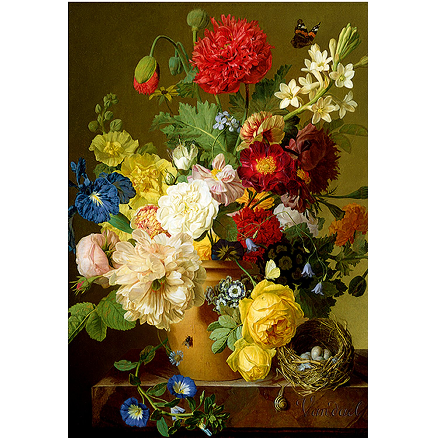 Puzzle 1500 pièces : Bouquet de fleurs