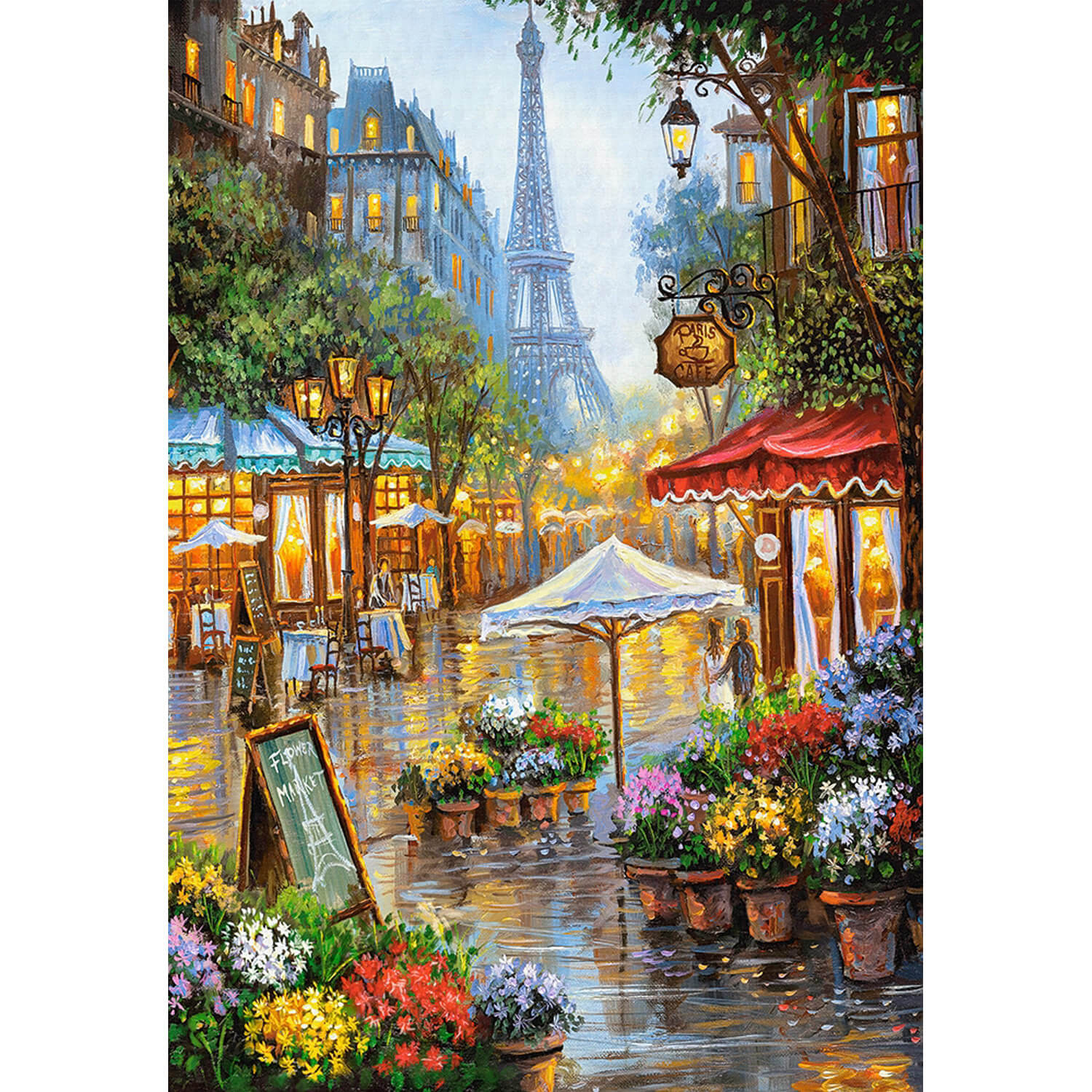 Puzzle 1000 pièces : Marché aux fleurs à Paris - Castorland - Rue des  Puzzles