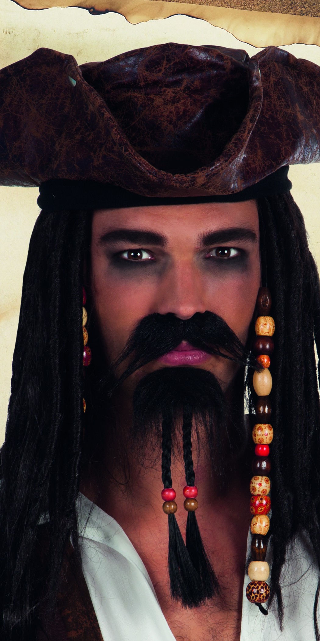 Moustache et Barbe de Pirate