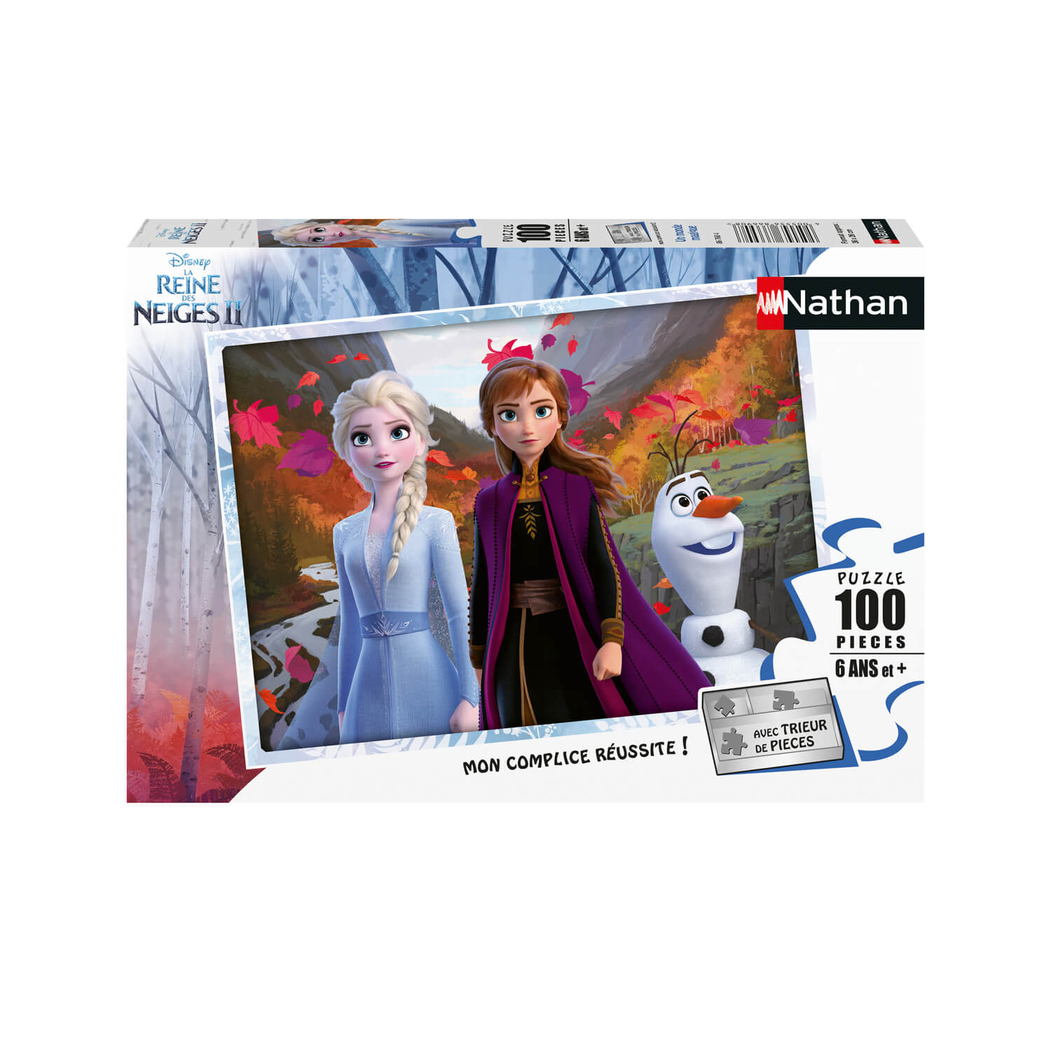 Puzzle La reine des neiges Anna et Elsa 100 pièces
