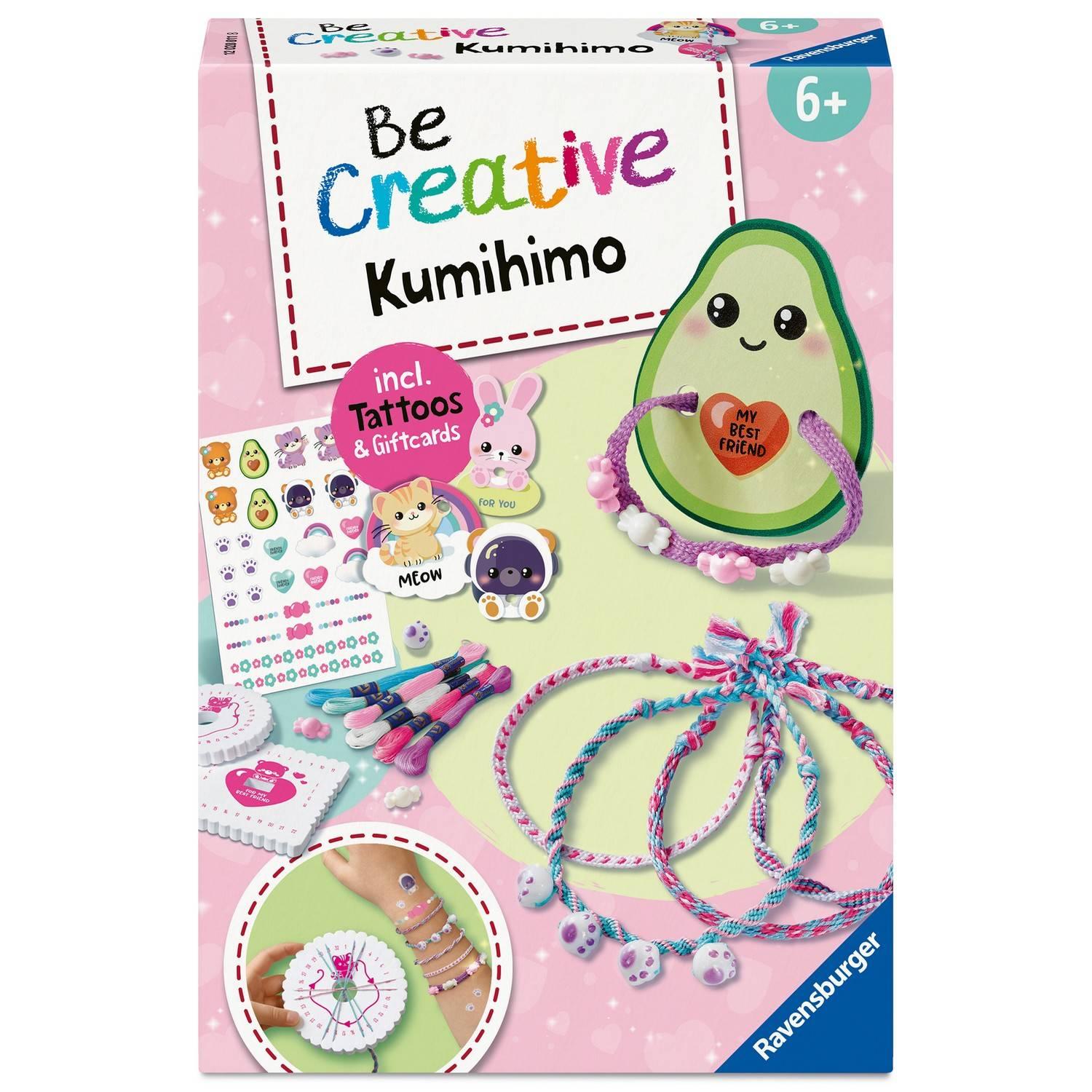 Be Creative Kumihimo & Tattoos Kawai Ravensburger Jeux France