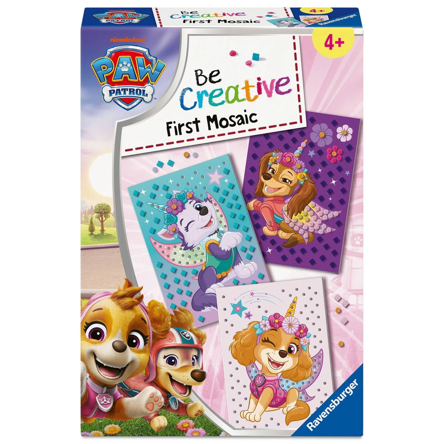 Be Creative My First Mosaic Pat Patrouille Ravensburger Jeux France