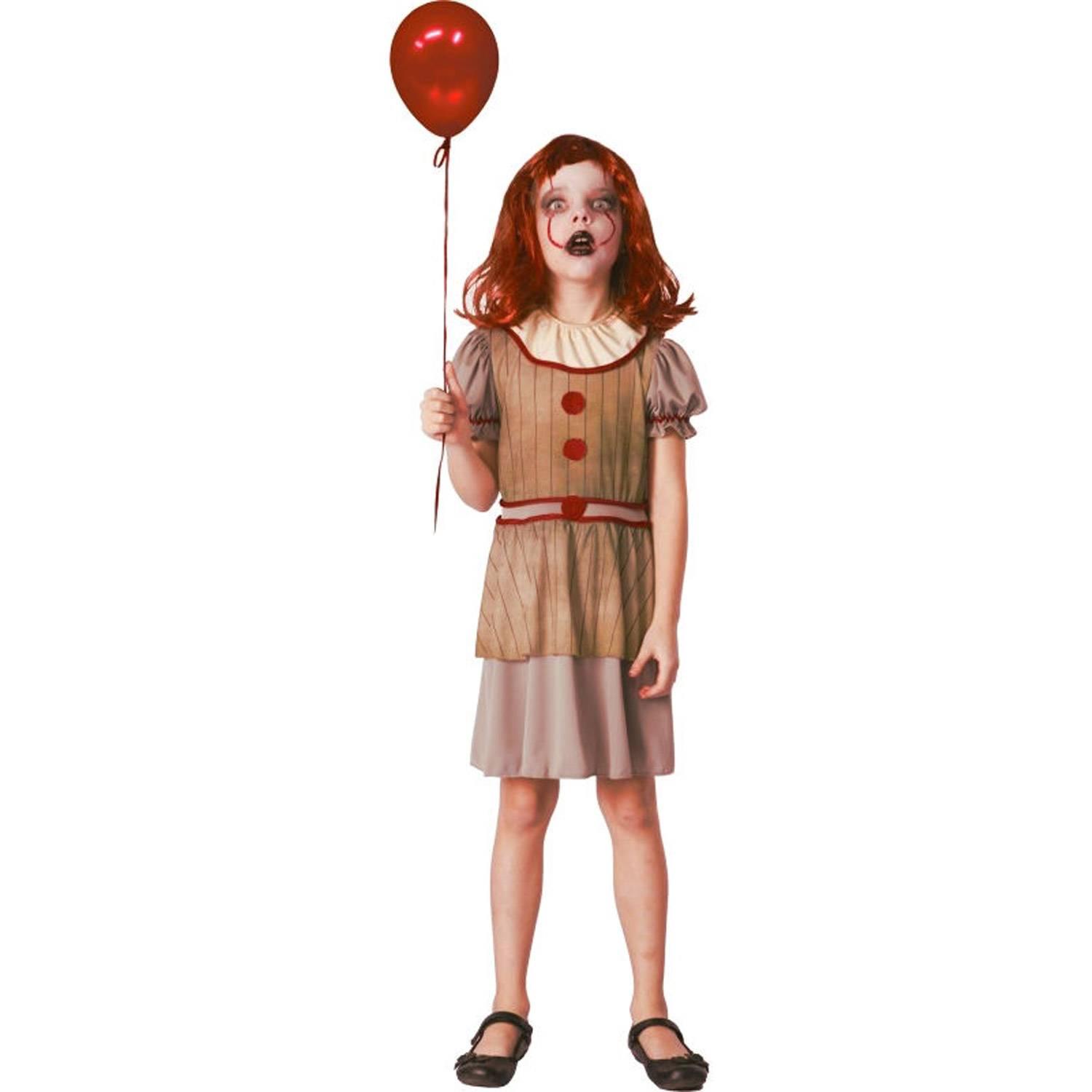 Deguisement de clown fille terrifiante 7/9 ans