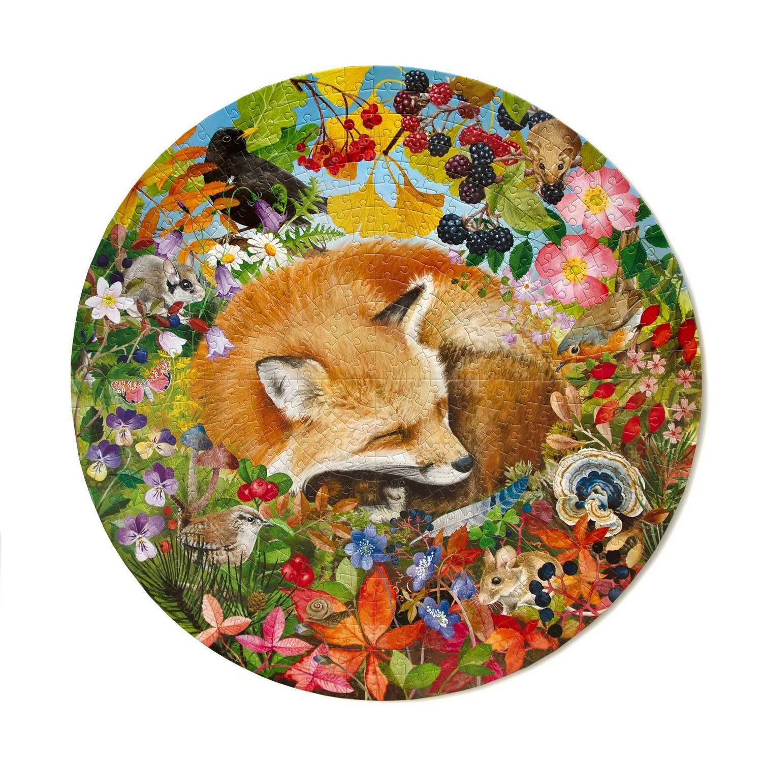 Puzzle rond de 500 pièces : Rêve de forêt Puzzle rond de 500 pièces : Rêve de forêt