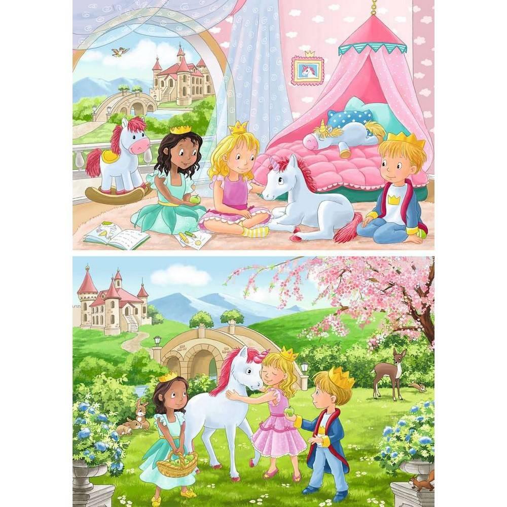 Puzzles 2x12 pièces : Amitié enchantée Ravensburger France