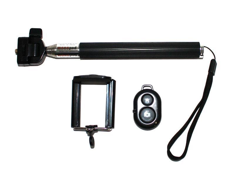 Monopode SELFIE MAKER pour portable et caméra numérique - noir