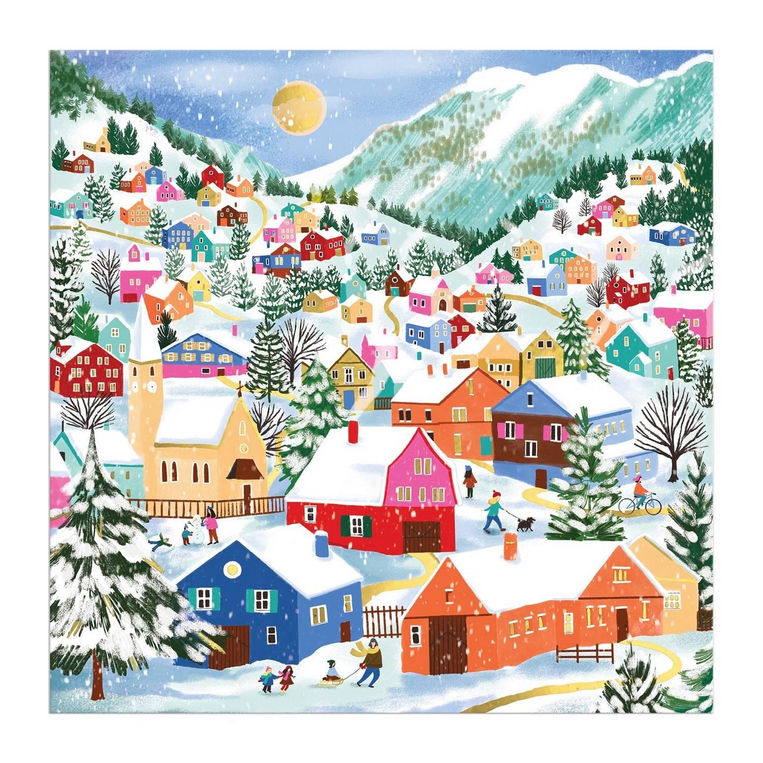 Puzzle 500 piÃ¨ces : Village alpin suisse