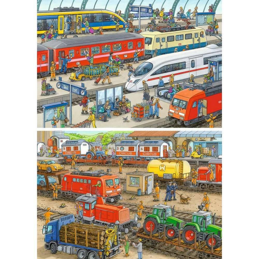 Ravensburger Tumulte À La Gare 2x24 pcs - vue 6