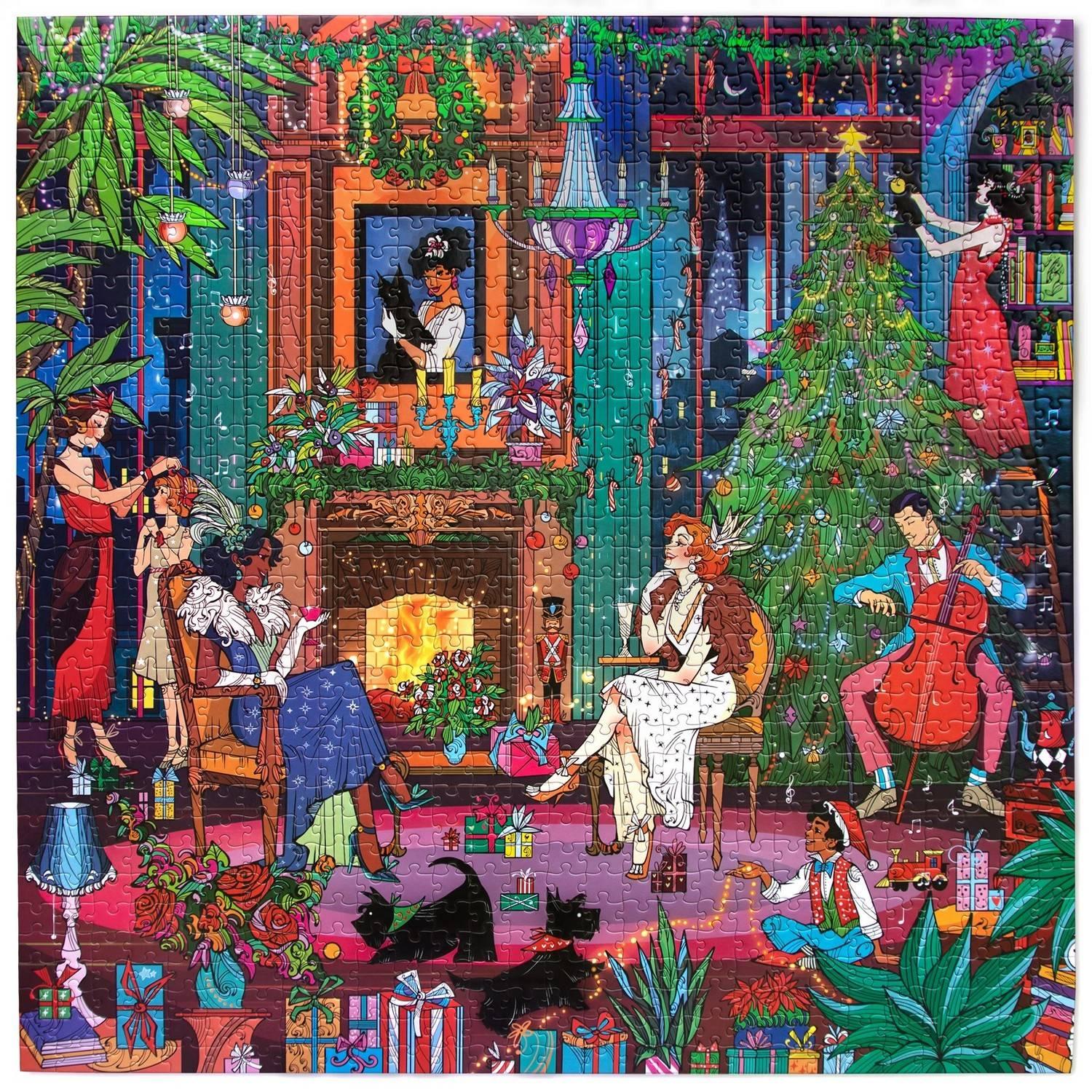 Puzzle 1000 pièces : Noël à Brooklyn Puzzle 1000 pièces : Noël à Brooklyn