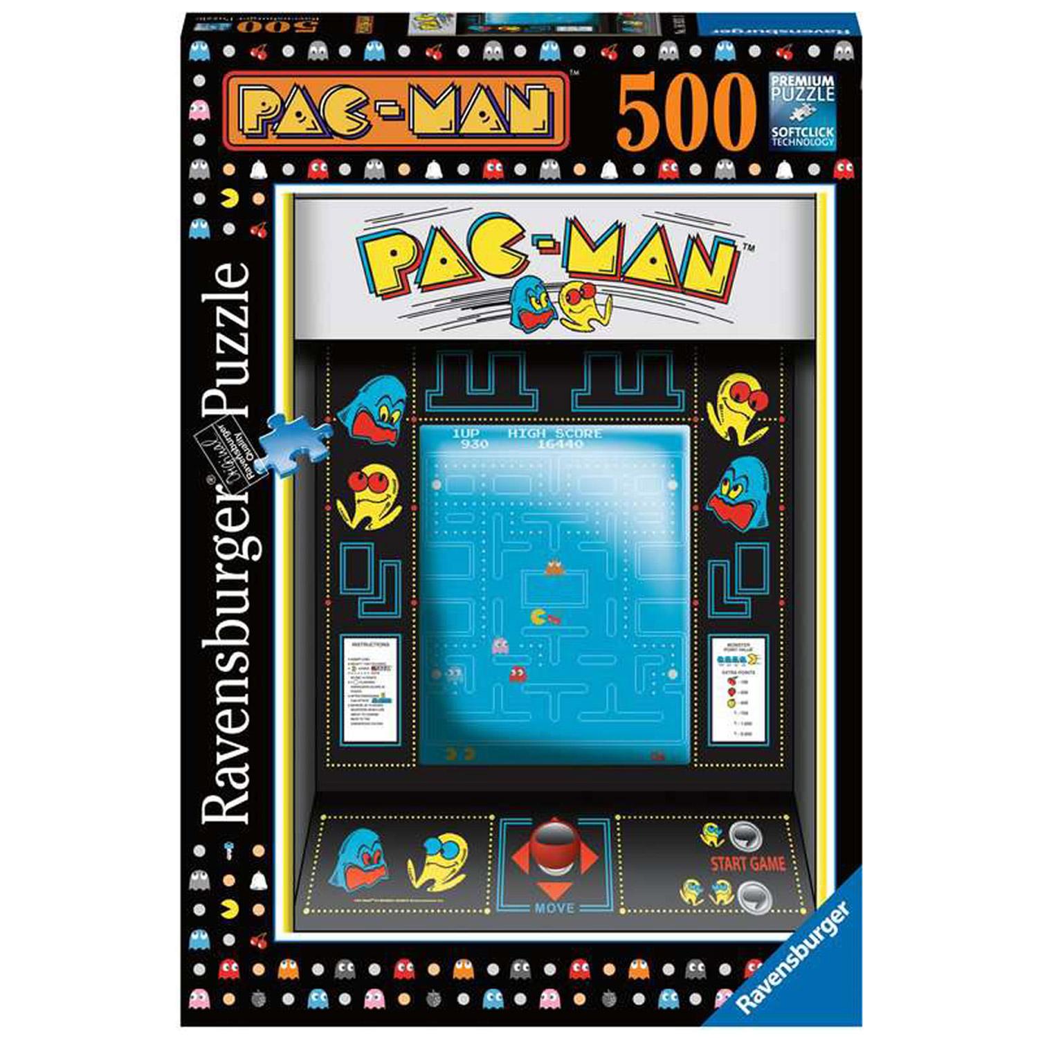 500 piece puzzle: Pac-Man arcade game - Ravensburger - Puzzle