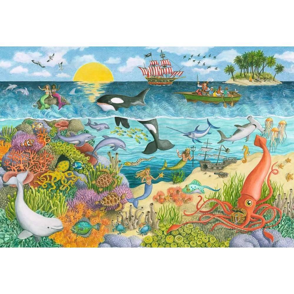Puzzles 2x24 pièces : Pirates et sirènes Ravensburger France - vue 5