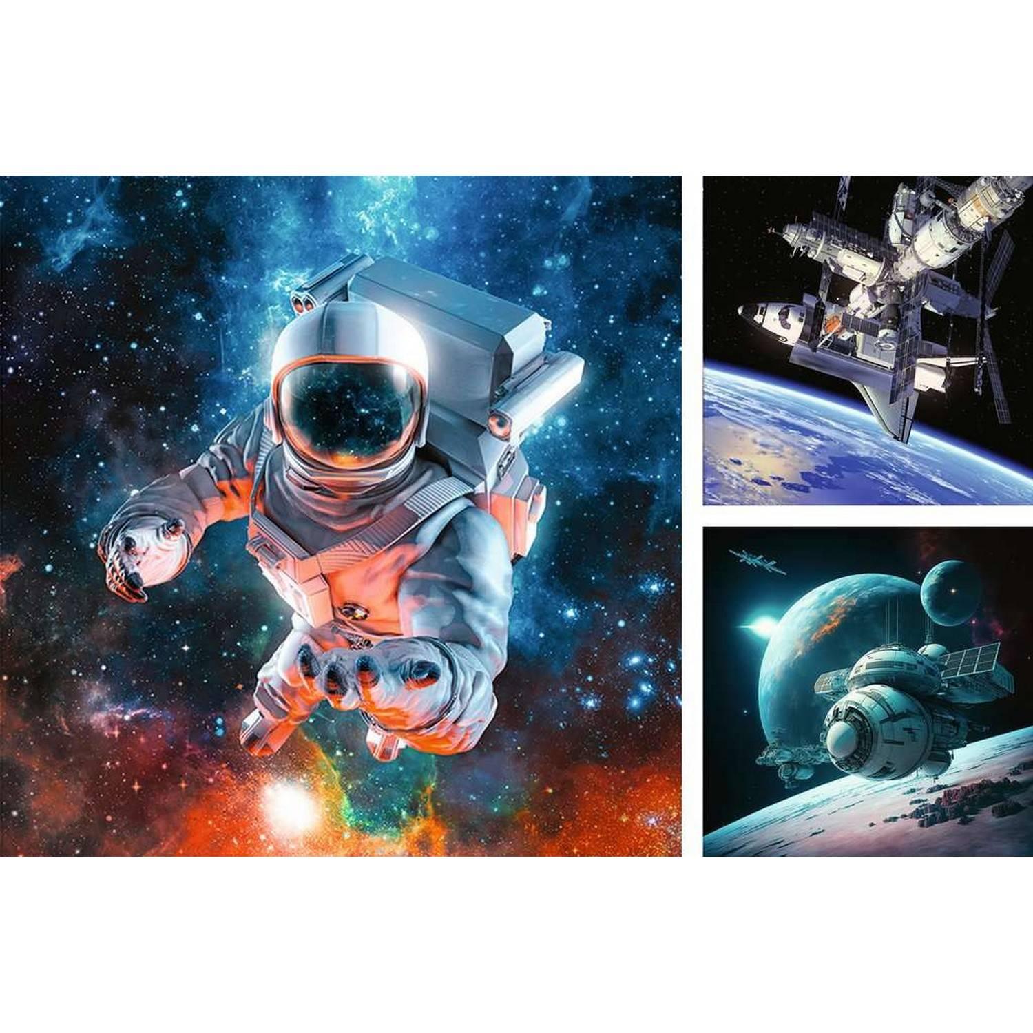 Puzzles 3x49 pièces : Aventure dans 'espace Ravensburger France