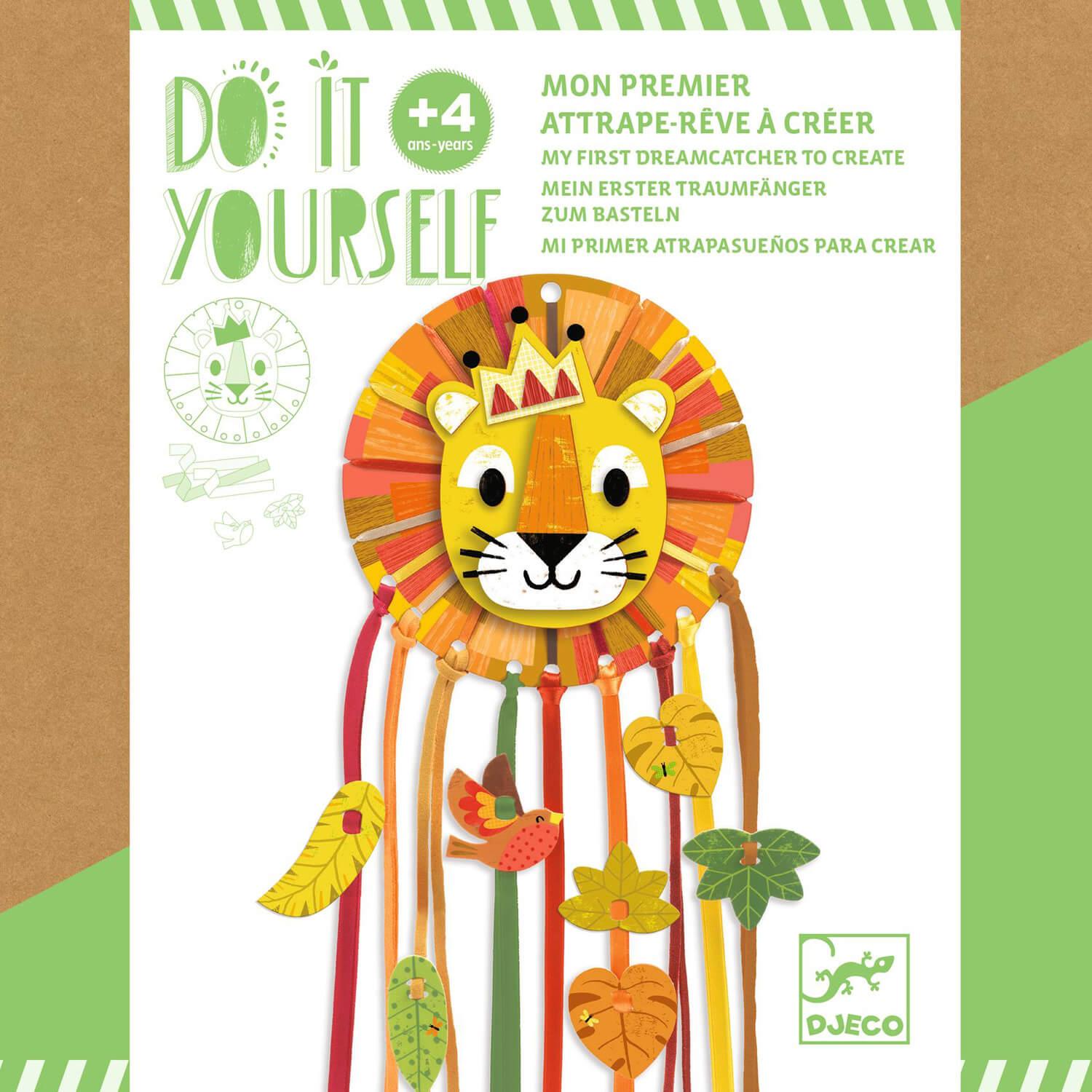 Kit créatif attrape-rêve : Petit lion