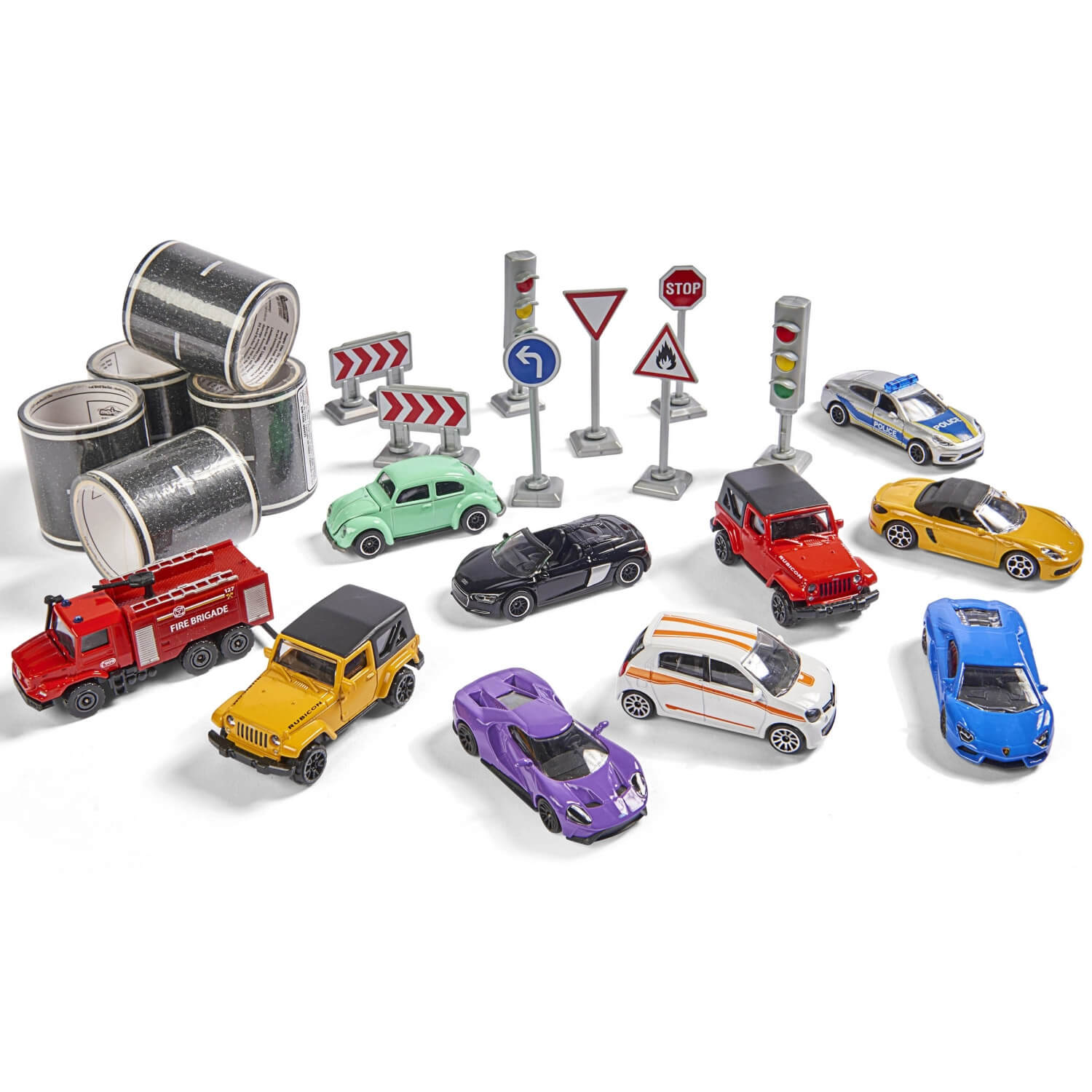 Coffret 20 véhicules pour enfant de petites voitures miniatures
