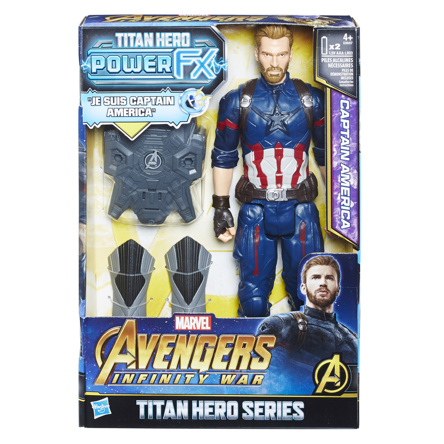 Figurine électronique Avengers 30 cm : Titan Hero Power FX : Captain  America - Jeux et jouets Hasbro - Avenue des Jeux