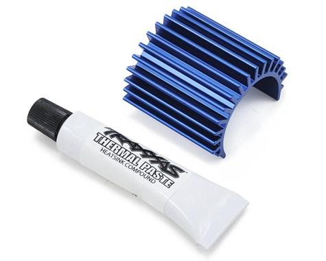 Dissipateur Thermique Alu Bleu Pour Moteur Brushless Velineon 380