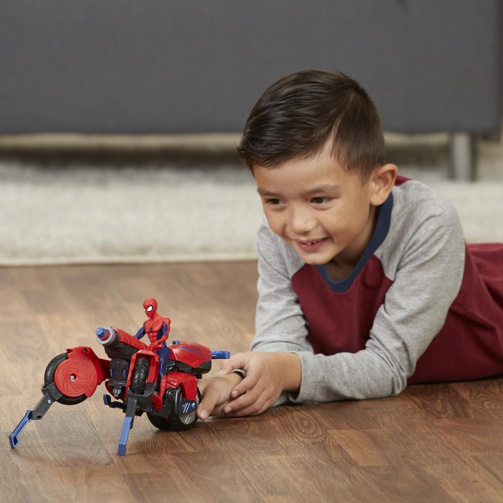 Véhicule 3 en 1 Nerf : Arachno-moto avec figurine Spiderman - Jeux et  jouets Nerf - Avenue des Jeux